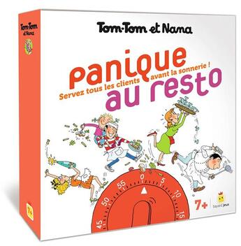 Couverture du livre « Jeu tom-tom et nana - panique au resto » de Viansson Ponte C. aux éditions Bayard Jeux