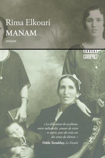 Couverture du livre « Manam » de Elkouri Rima aux éditions Boreal