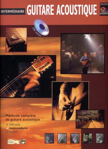 Couverture du livre « Guitare acoustique ; intermédiaire » de Horne Greg aux éditions Id Music