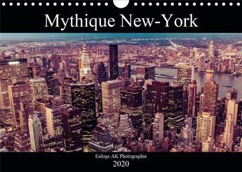 Couverture du livre « Mythique new york calendrier mural 2020 din a4 horizontal - je vous invite pour une plonge » de Euloge Ak aux éditions Calvendo