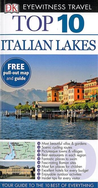 Couverture du livre « TOP 10 ; ITALIAN LAKES » de  aux éditions Dorling Kindersley