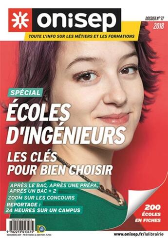 Couverture du livre « Spécial écoles d'ingénieurs (édition 2018) » de  aux éditions Onisep