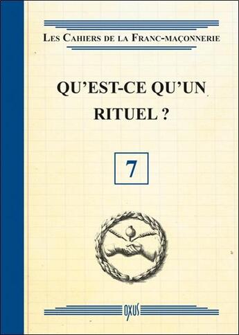 Couverture du livre « Qu'est-ce qu'un rituel ? » de  aux éditions Oxus