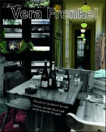 Couverture du livre « Vera frenkel » de Frenkel Vera/Schade aux éditions Hatje Cantz