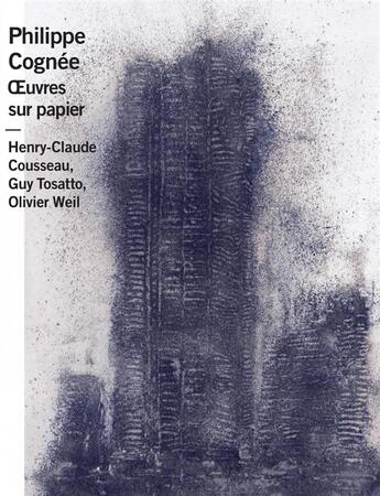 Couverture du livre « Philippe Cognée, dessins et aquarelles » de Olivier Weil et Philippe Cognee aux éditions Dilecta