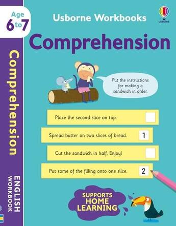 Couverture du livre « Usborne workbooks comprehension 6-7 » de Young/Cabrol aux éditions Usborne