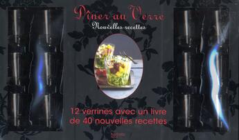 Couverture du livre « Dîner au verre ; nouvelles recettes ; coffret » de Maya Barakat-Nuq aux éditions Hachette Pratique