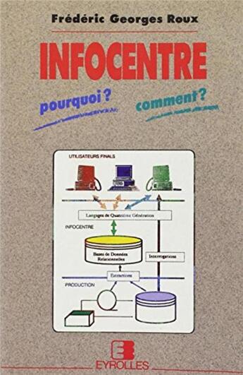 Couverture du livre « Infocentre ; pourquoi ? comment ? » de Frederic Georges Roux aux éditions Eyrolles