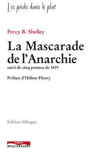 Couverture du livre « La mascarade de l'anarchie » de Percy B. Shelley aux éditions Paris-mediterranee