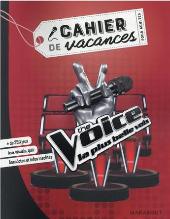 Couverture du livre « Cahier de vacances pour adultes : the voice » de  aux éditions Marabout