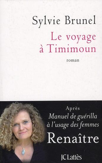 Couverture du livre « Le voyage à Timimoun » de Brunel/Sylvie aux éditions Lattes