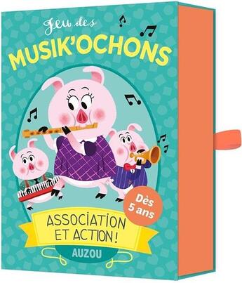 Couverture du livre « Jeu des musik'ochons - association et action ! » de Martin Nedergaard An aux éditions Philippe Auzou