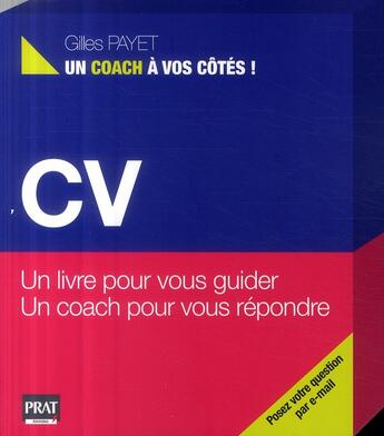 Couverture du livre « CV » de Gilles Payet aux éditions Prat Prisma