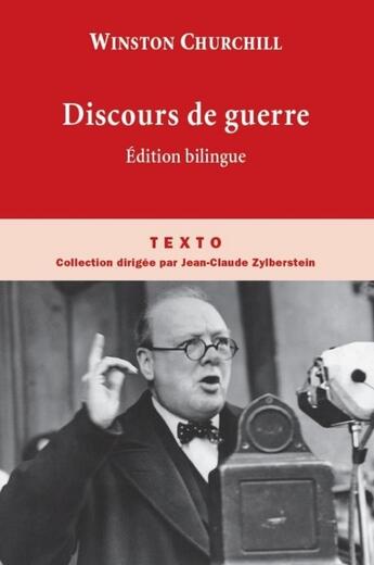 Couverture du livre « Discours de guerre » de Winston Churchill aux éditions Tallandier