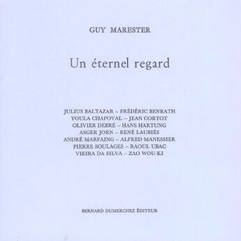 Couverture du livre « Un eternel regard » de Guy Marester aux éditions Dumerchez