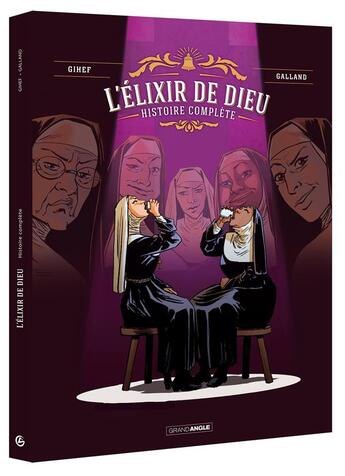 Couverture du livre « L'elixir de Dieu : coffret Tomes 1 et 2 » de Christelle Galland et Gihef aux éditions Bamboo