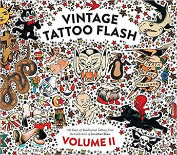 Couverture du livre « Vintage tattoo flash t.2 ; 100 years of traditional tattoos from the collection of Jonathan Shaw » de  aux éditions Powerhouse