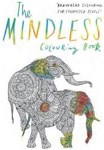 Couverture du livre « The mindless colouring book » de  aux éditions Carpet Bombing