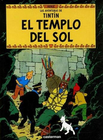 Couverture du livre « Las aventuras de Tintín t.14 ; el templo del sol » de Herge aux éditions Casterman