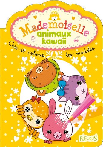 Couverture du livre « Animaux kawaii » de  aux éditions Fleurus