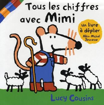 Couverture du livre « Tous les chiffres avec mimi » de Lucy Cousins aux éditions Albin Michel