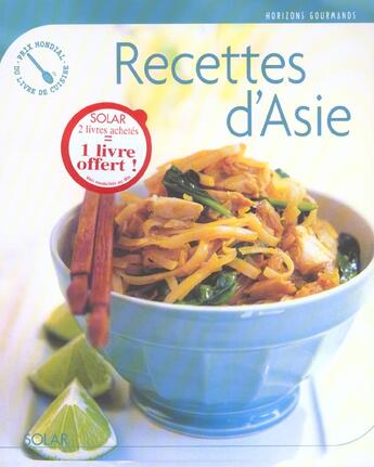 Couverture du livre « Recettes Asiatiques » de  aux éditions Solar