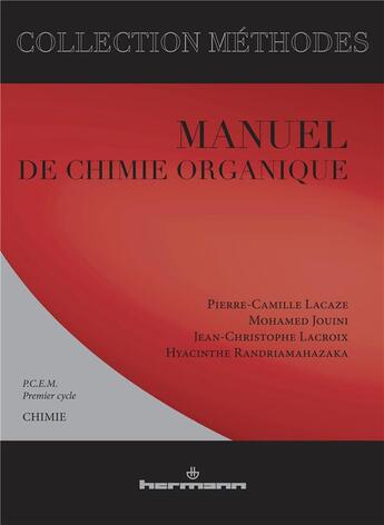 Couverture du livre « Manuel de chimie organique ; pcem 1er cycle » de Jouini aux éditions Hermann