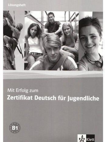Couverture du livre « Mit erfolk zum ; zertifikat deutsch für jugendliche ; niveau B1 » de  aux éditions La Maison Des Langues