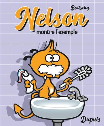Couverture du livre « Nelson Tome 1 : Nelson montre l'exemple » de Christophe Bertschy aux éditions Dupuis