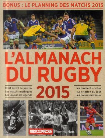 Couverture du livre « Almanach du rugby 2015 » de Marc Duzan et Nicolas Zanardi aux éditions Flammarion