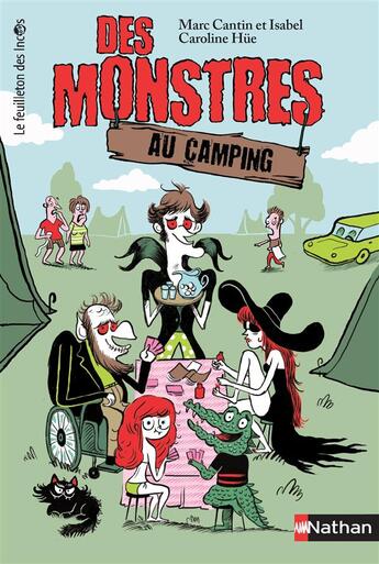 Couverture du livre « Des monstres au camping » de Marc Cantin aux éditions Nathan