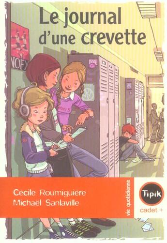 Couverture du livre « Le journal d'une crevette » de Cecile Roumiguiere aux éditions Magnard