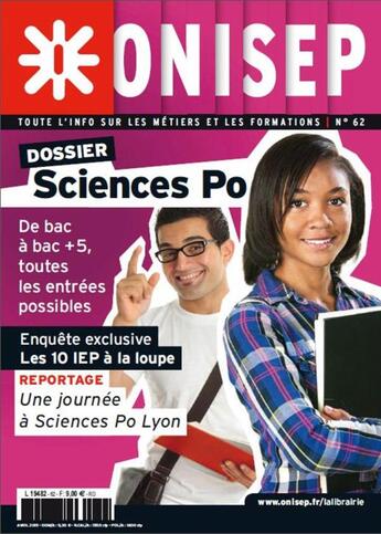 Couverture du livre « Sciences po (édition 2015) » de  aux éditions Onisep