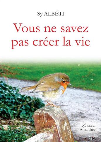 Couverture du livre « Vous ne savez pas créer la vie » de Sy Albeti aux éditions Amalthee