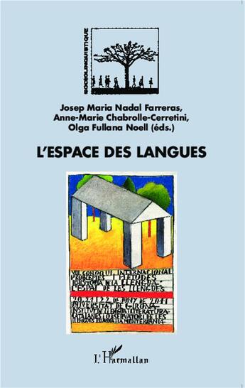 Couverture du livre « L'espace des langues » de  aux éditions L'harmattan