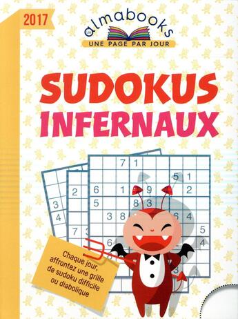 Couverture du livre « Almabook ; sudokus infernaux (édition 2017) » de  aux éditions Editions 365