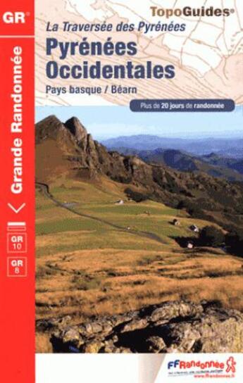 Couverture du livre « Pyrénées Occidentales ; Pays basque » de  aux éditions Ffrp