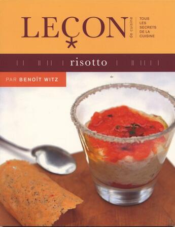 Couverture du livre « Risotto » de Witz Benoit aux éditions Les Editions Culinaires