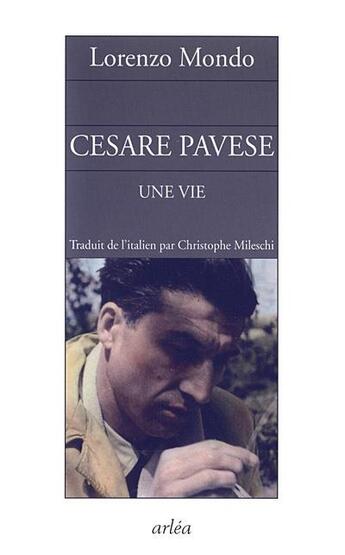 Couverture du livre « Cesare pavese » de Mondo Lorenzo aux éditions Arlea