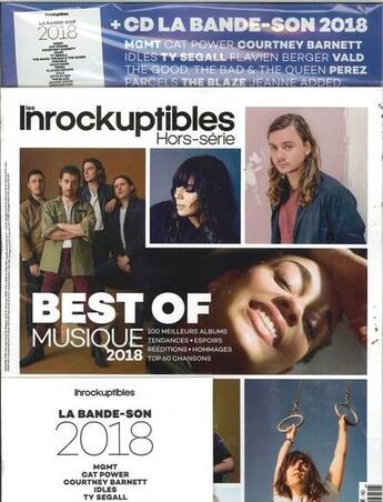 Couverture du livre « Les inrockuptibles hs n 94 best of 2018 + cd - decembre 2018 » de  aux éditions Les Inrocks