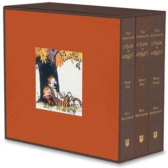 Couverture du livre « Calvin and Hobbes : coffret : 3 volumes » de Bill Watterson aux éditions Andrews Mcmeel