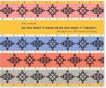 Couverture du livre « Do you want it good or do want it tuesday » de Halcyon aux éditions Acc Art Books