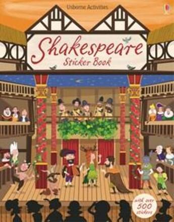 Couverture du livre « Sticker book : Shakespeare » de Rob Lloyd Jones aux éditions Usborne