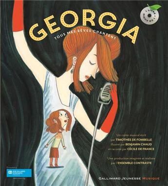Couverture du livre « Georgia, tous mes rêves chantent » de Benjamin Chaud et Timothée de Fombelle aux éditions Gallimard-jeunesse