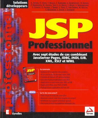 Couverture du livre « Jsp Professionnel » de Adeval aux éditions Eyrolles