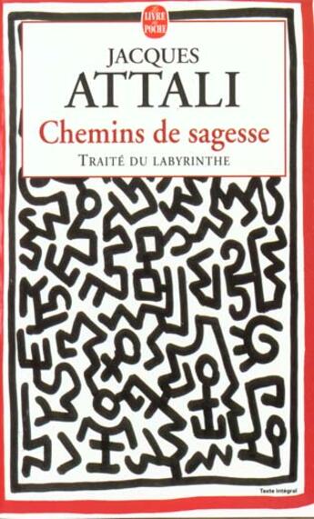 Couverture du livre « Chemins de sagesse » de Jacques Attali aux éditions Le Livre De Poche