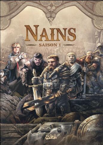 Couverture du livre « Nains : coffret vol.1 : Tomes 1 à 5 : saison 1 » de Jean-Paul Bordier et Nicolas Jarry et Collectif aux éditions Soleil