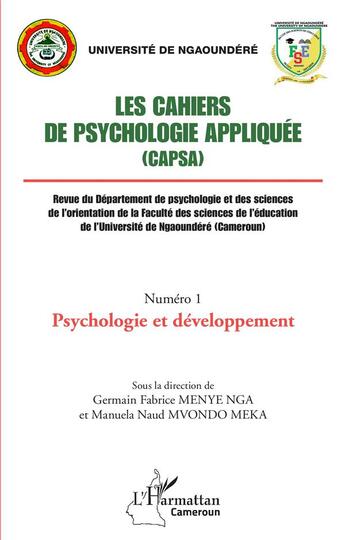 Couverture du livre « Psychologie et développement » de Menye Nga G F. aux éditions L'harmattan