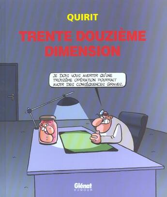 Couverture du livre « Trente douzieme dimension » de Quirit aux éditions Glenat