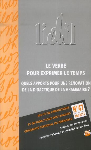 Couverture du livre « LIDIL » de Fri Boch Francoise aux éditions Uga Éditions